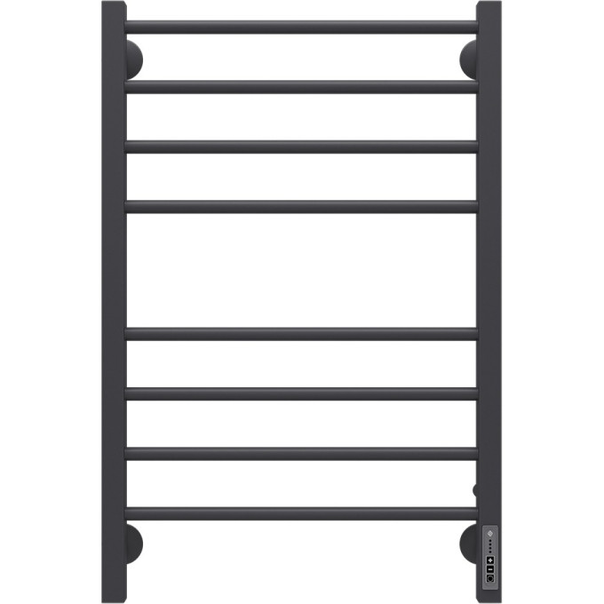 Полотенцесушитель электрический TERMINUS СИЦИЛИЯ П8 500х800 КС 9005 матовый с диммером 4670078527646